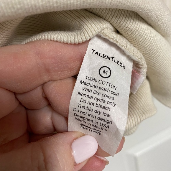 NWT Talentless Hooded Sweatshirt Size Medium - Picture 2 of 7